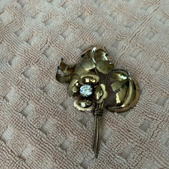 1940s Harry Irskin sterling brooch - Picture 2 of 5